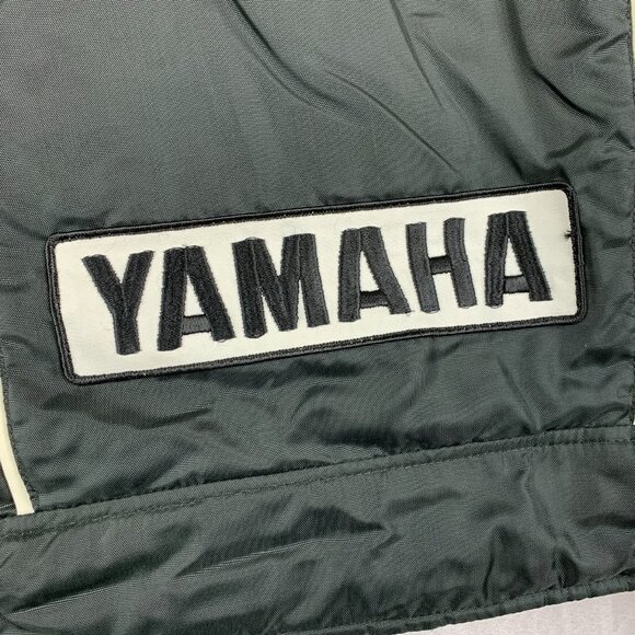 Vintage Yamaha Mens Snowmobile Jacket Medium Black Full Zip Insulated 70s-80s - Picture 12 of 12